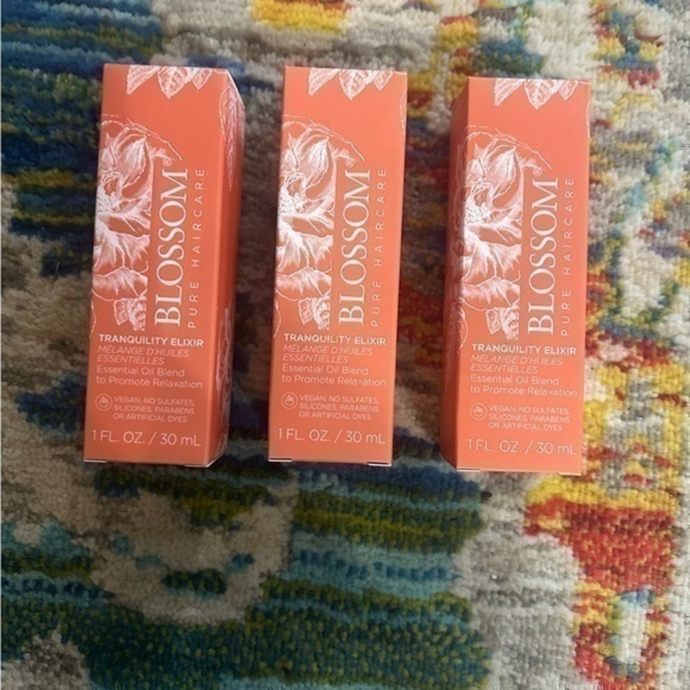 Blossom Pure Haircare 191604 Tranquility Elixir 1 fl oz (Bundle of 3)